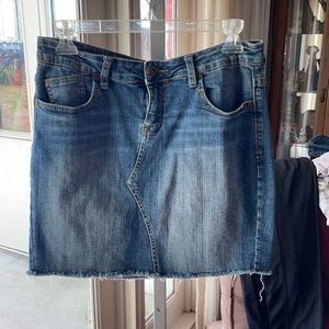 EUC Jean Skirt size M